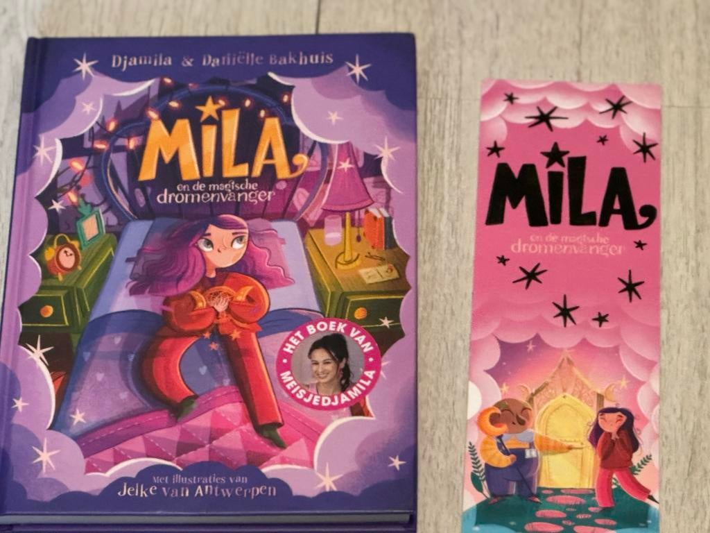 Mila en de magische dromenvanger met boekenlegger, Boeken, Ophalen of Verzenden, Zo goed als nieuw, Fictie algemeen