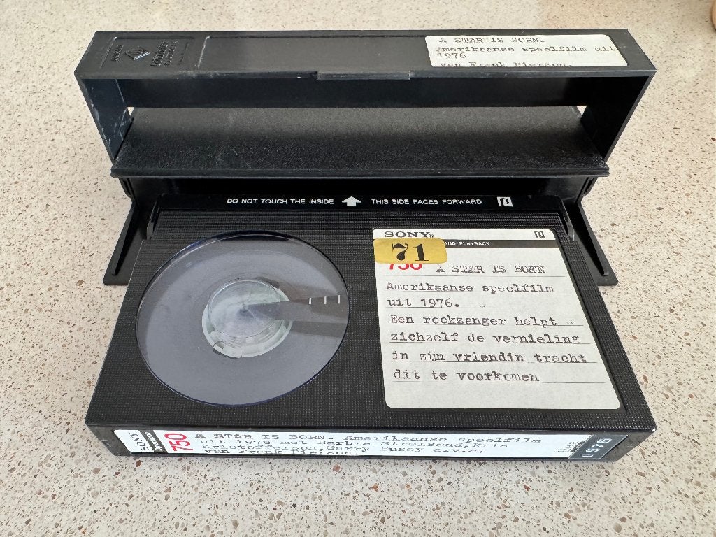 A Star Is Born (1976) - Barbra Streisand (Betamax), Nederlands ondertiteld, Ophalen of Verzenden, Vanaf 12 jaar, Gebruikt