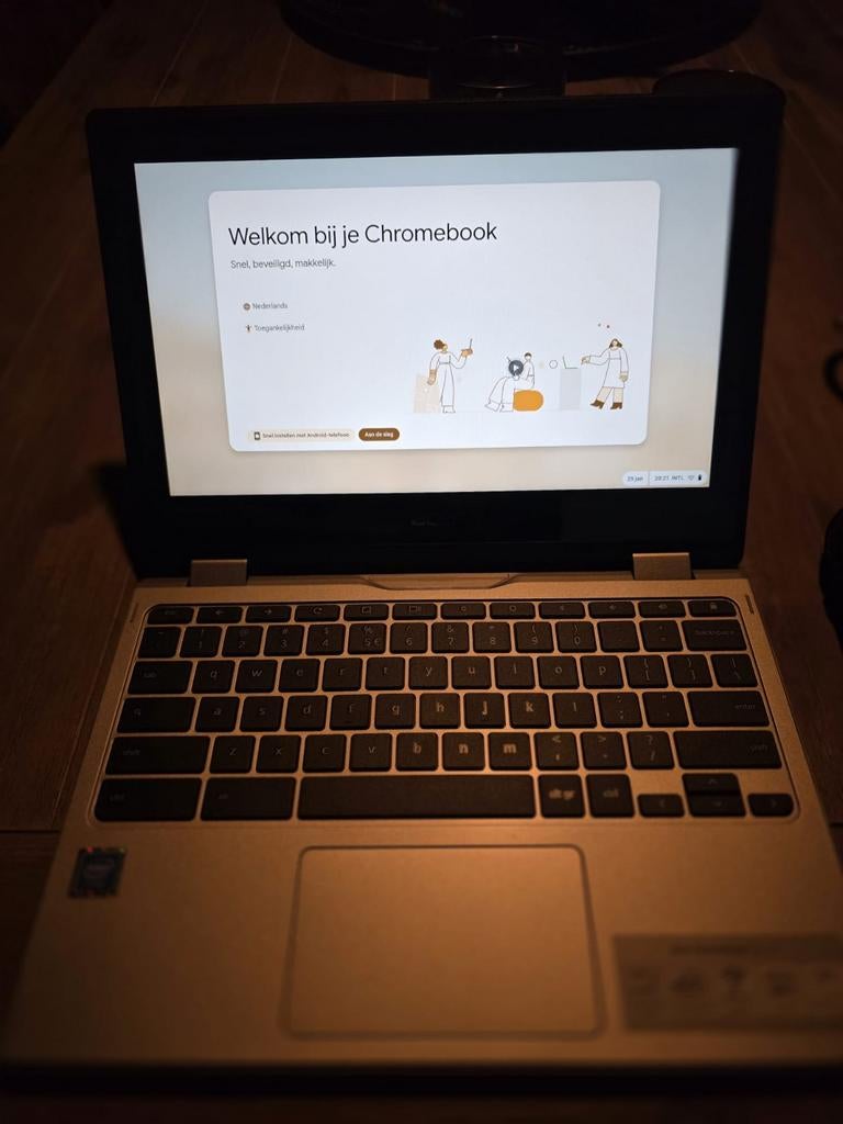 Chromebook - Perfect werkend, nooit gebruikt, Computers en Software, Chromebooks, 4 GB of minder, Qwerty, Touchscreen, Ophalen of Verzenden