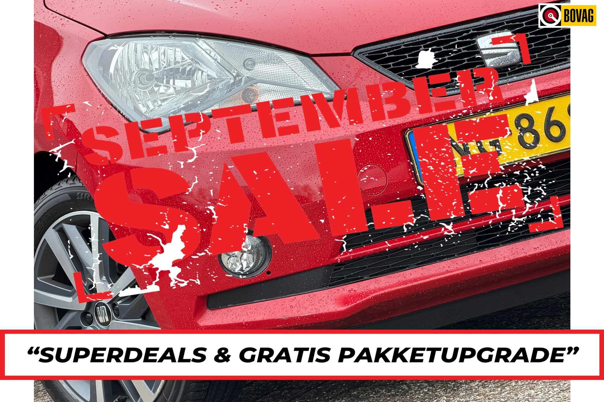 Seat Mii 1.0 FR-line | Tornado Red | Airco/Bluetooth/LED - L, Auto's, Voorwielaandrijving, Dealer onderhouden, Stof, Gebruikt