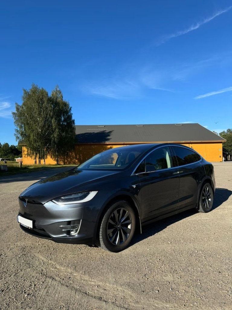 Tesla Model X 90D 6p | MCU2 | GRATIS LADEN(SC01) | AP3.0, Adaptive Cruise Control, Zwart, Elektrisch, Te koop