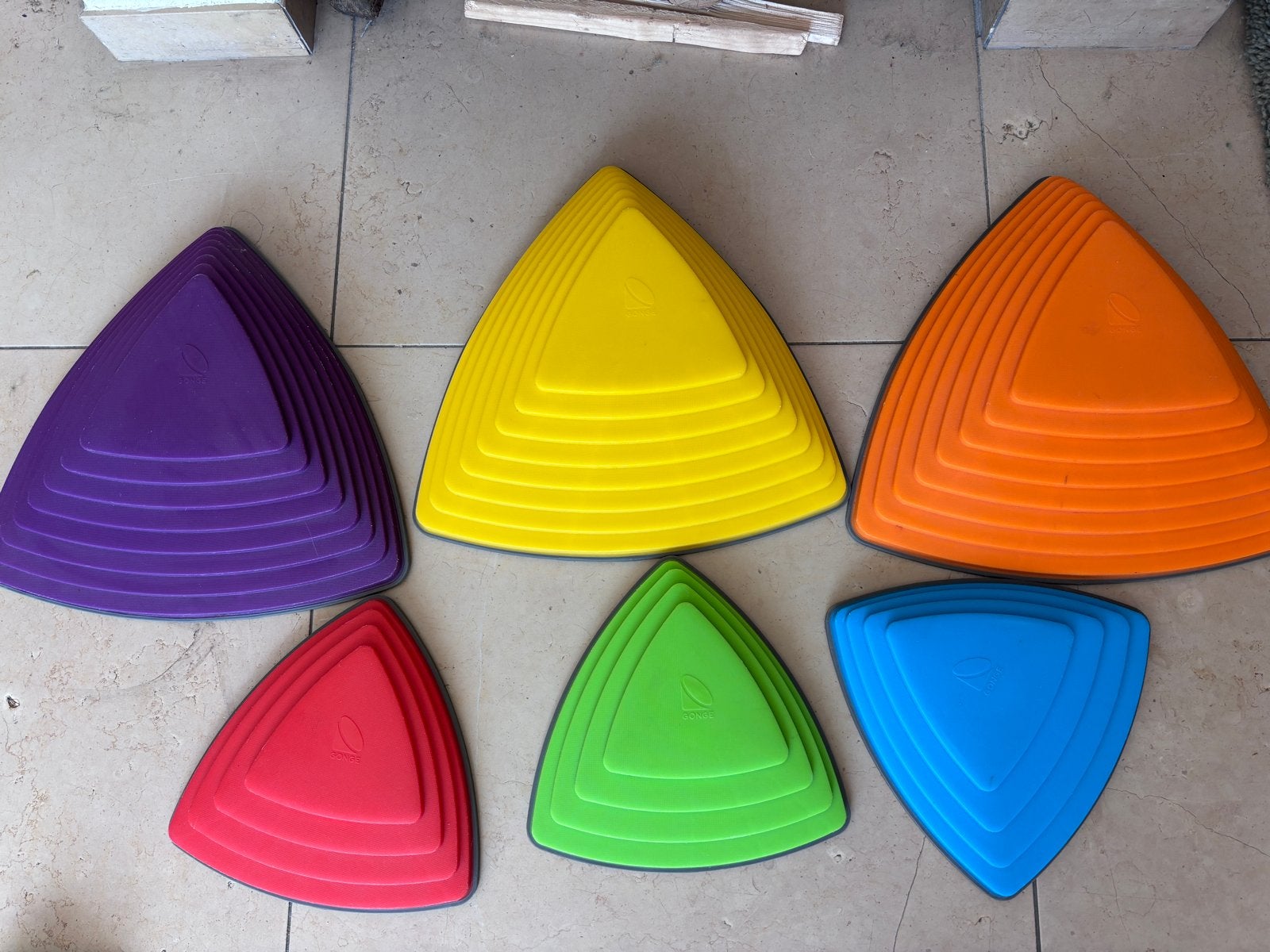 Gonge Stepping Stones(stapstenen): 6 stuks, Kinderen en Baby's, Speelgoed | Educatief en Creatief, Ophalen of Verzenden, Gebruikt