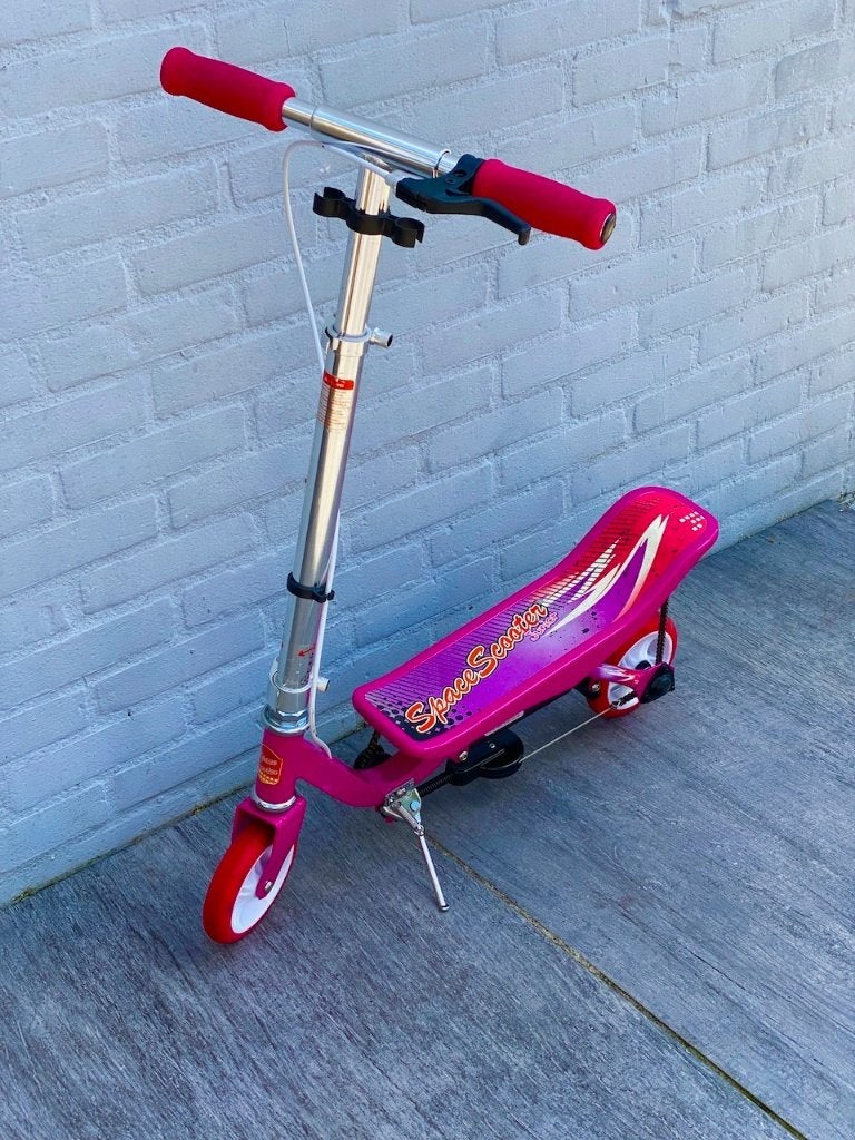 Roze Space Scooter Junior X360 - Zo goed als nieuw, Ophalen of Verzenden, Zo goed als nieuw