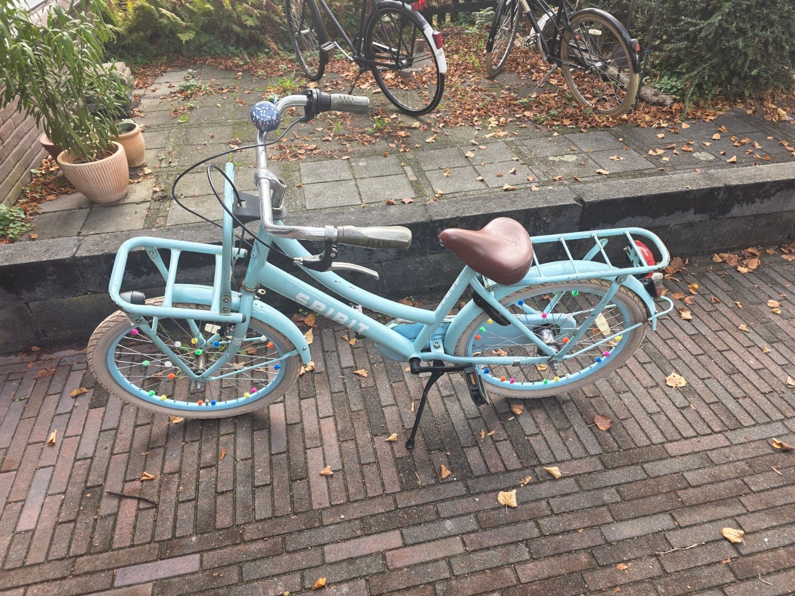 Spirit Kinderfiets 22 inch - Lichtblauw, Ophalen