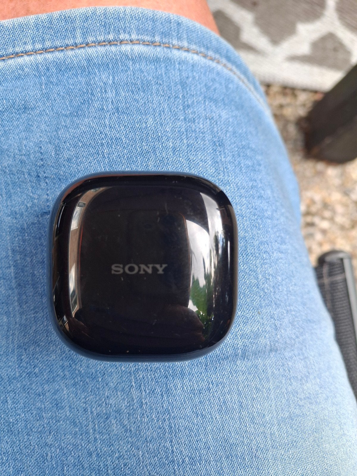 Sony In-ear koptelefoon met oplaadcase - Zwart, Audio, Tv en Foto, Koptelefoons, In-ear, Gebruikt, Ophalen of Verzenden, Sony