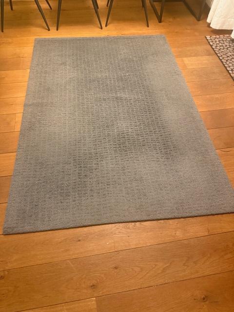 Ikea tapijt 133 cm x 200 cm grijs, Ophalen, 200 cm of meer, Zo goed als nieuw, Grijs