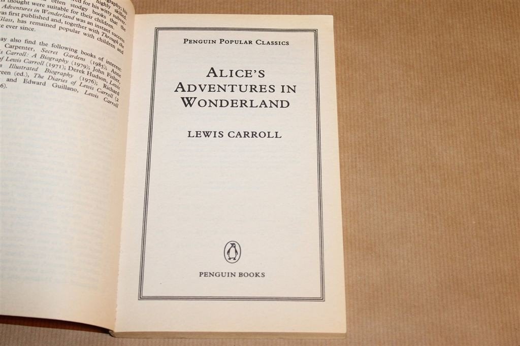 Alice in Wonderland — Klassiek Sprookje Lewis Carroll [EN], Ophalen of Verzenden, Gelezen