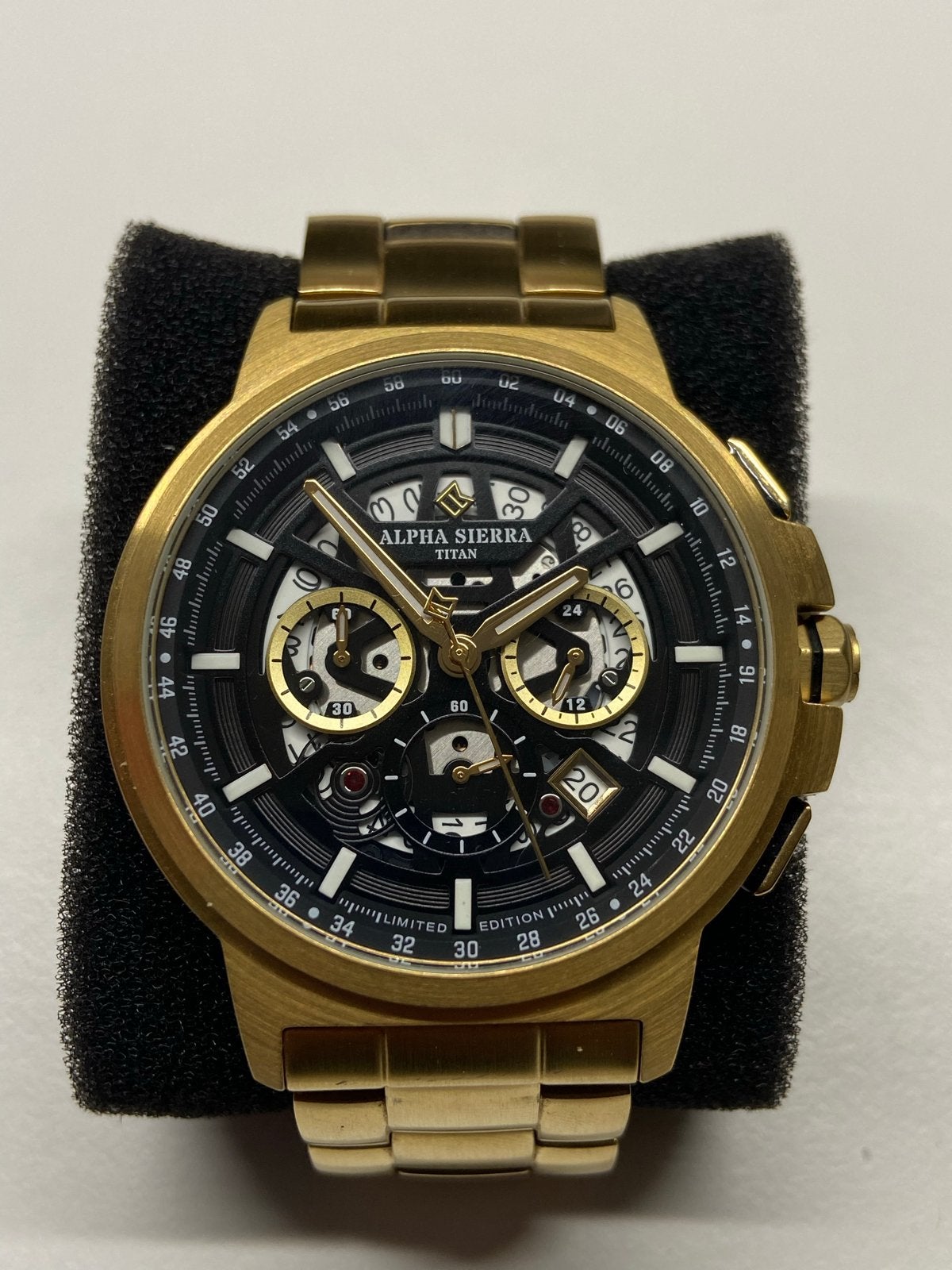 Alpha Sierra Titan Limited Edition Horloge, Overige merken, Staal, Polshorloge, Ophalen of Verzenden