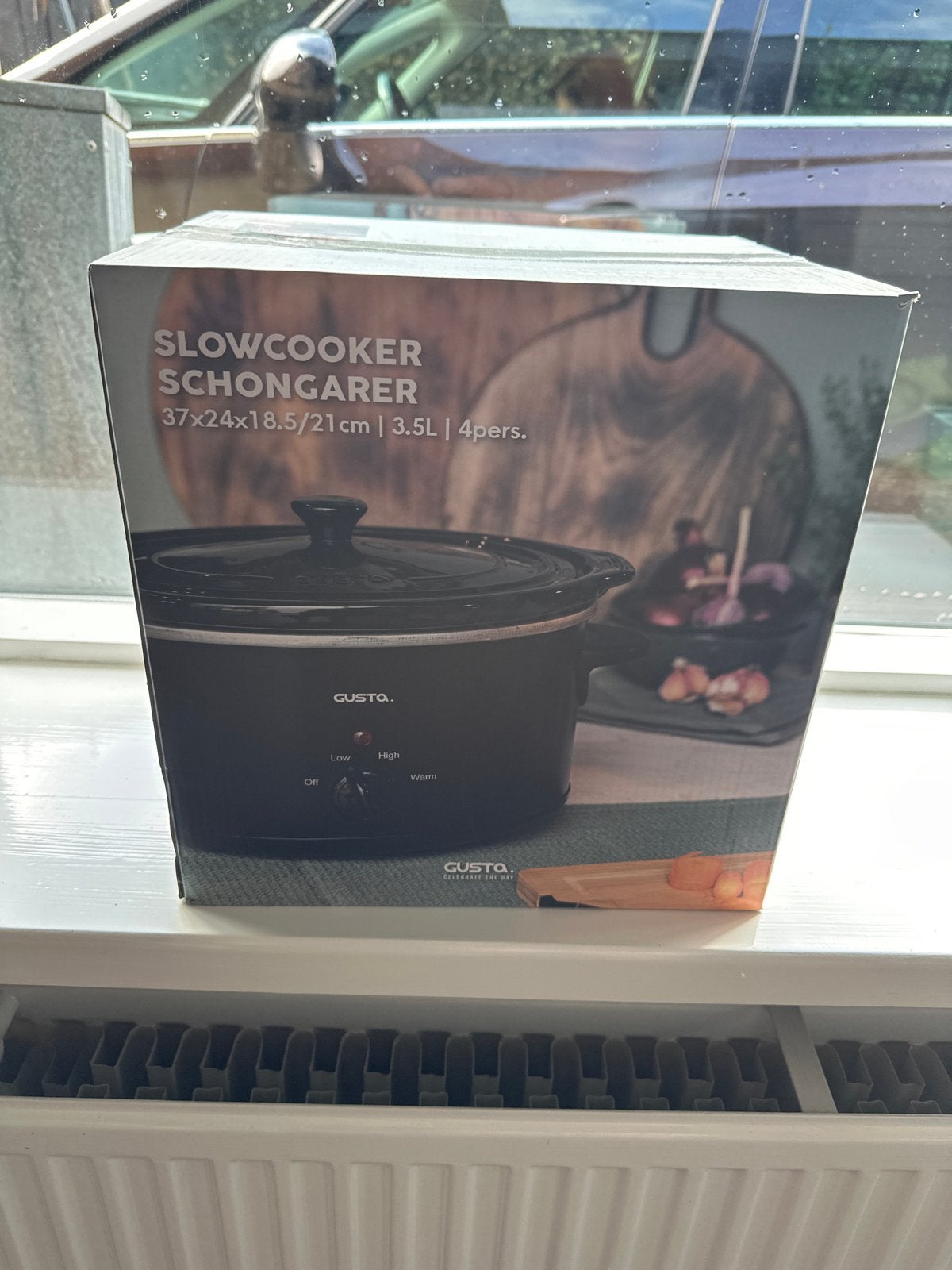 Gusta Slowcooker Schongarer 3.5L - Nieuw in doos, Ophalen of Verzenden, Nieuw