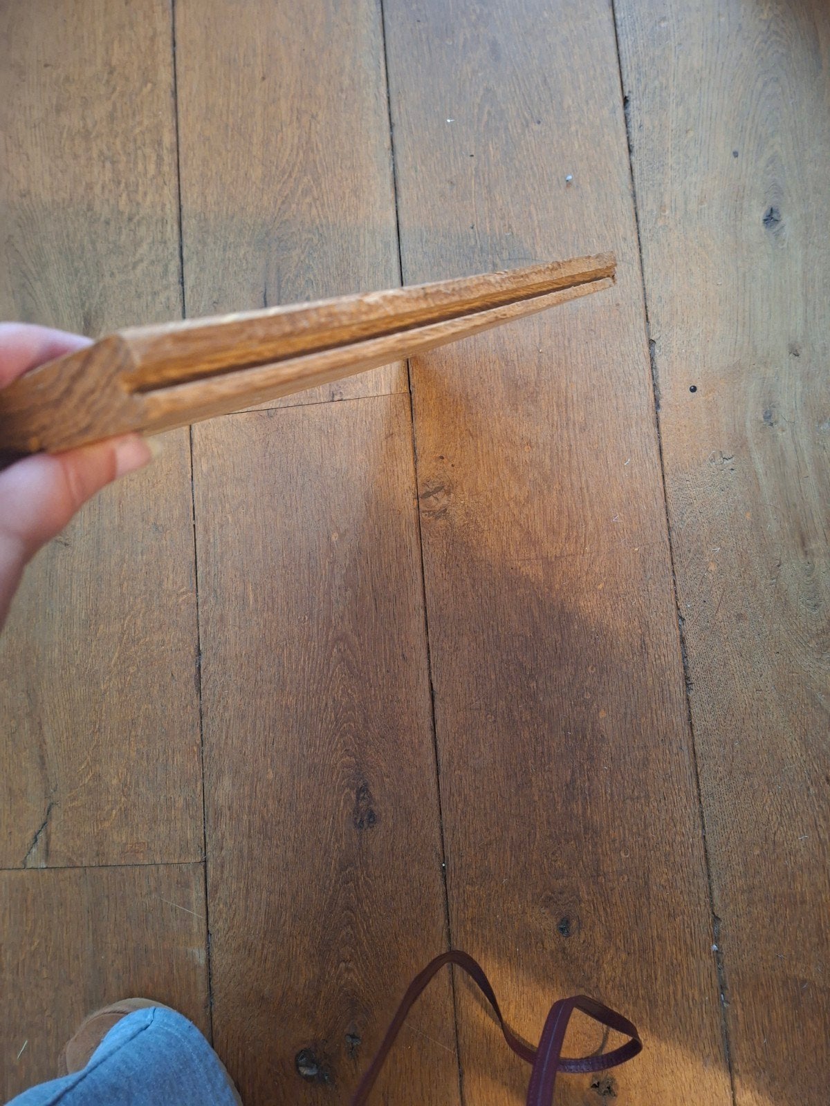 Massieve houten vloerdelen - Eiken, Ophalen, Gebruikt, 50 tot 150 cm, Vloerdelen of -planken