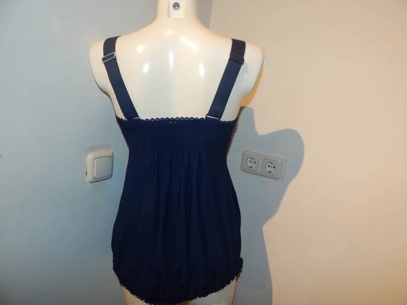 High Use travel stof top knoopjes valt bol brede banden M, Kleding | Dames, Maat 38/40 (M), High Use (High tech), Zo goed als nieuw