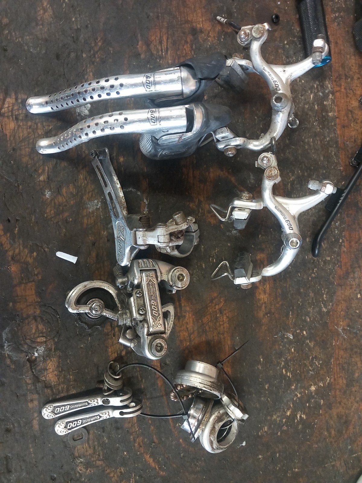 shimano 600 onderdelen (zie adv voor info), Ophalen, Racefiets
