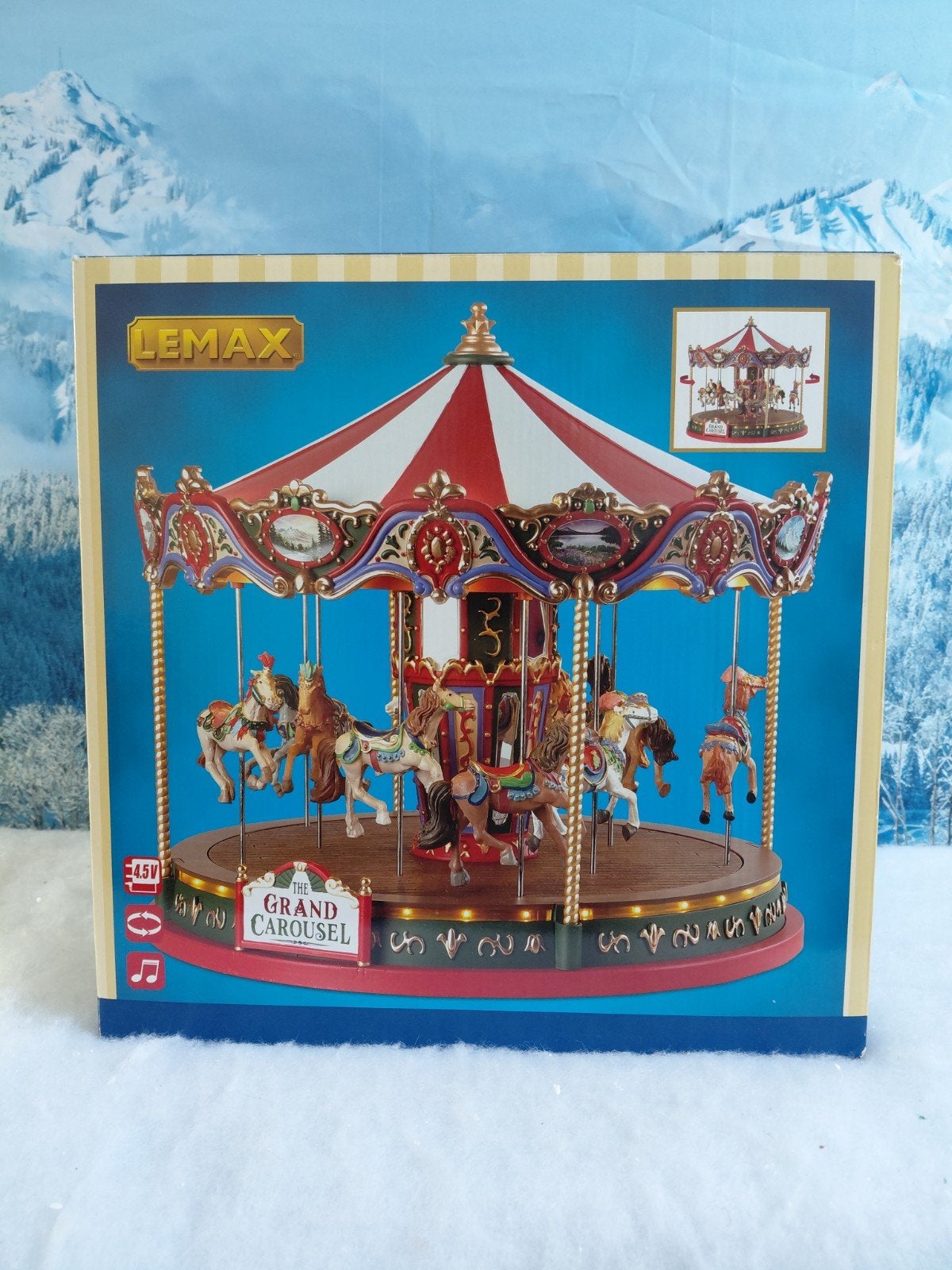Lemax Grand Carousel, Ophalen of Verzenden, Zo goed als nieuw