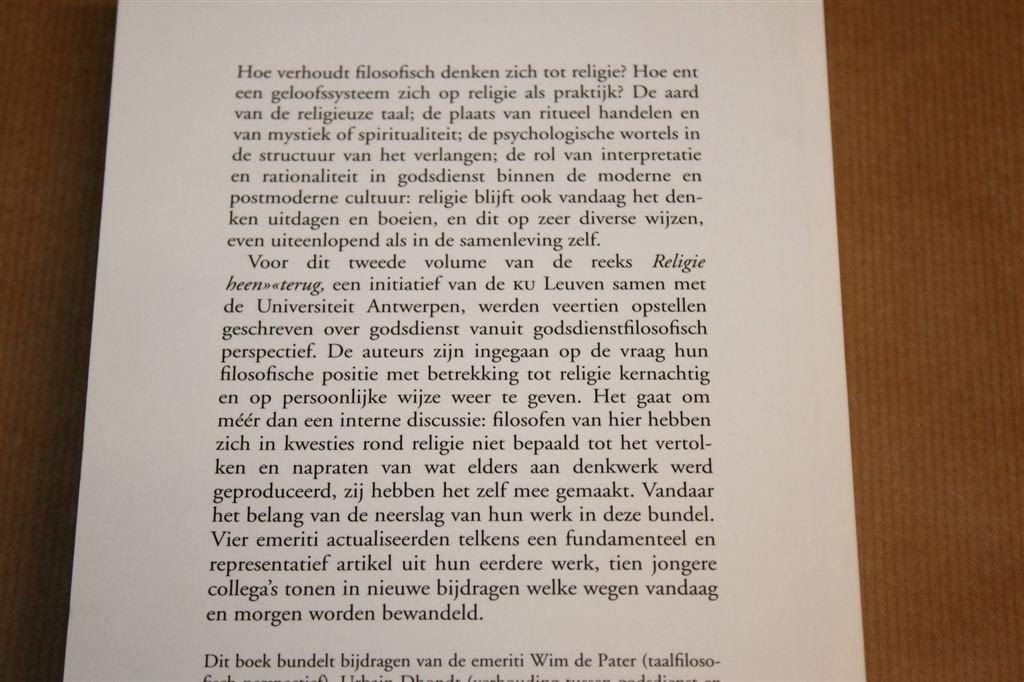 Godsdienst — Filosofisch Bekeken — Paul Cortois, Boeken, Ophalen of Verzenden, Zo goed als nieuw