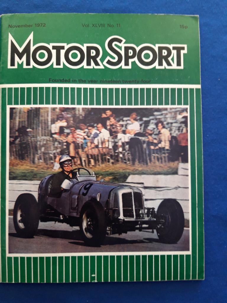 MotorSport 11 '72 – Daf 555 4WD Rallycross - Lambo Miura, Boeken, Algemeen, Daf variomatic, Ophalen of Verzenden, Zo goed als nieuw
