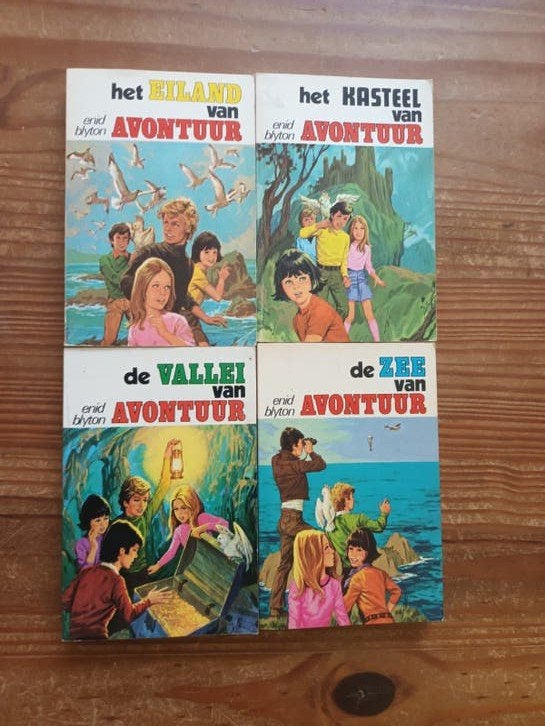 Enid Blyton Avonturenboeken - 4-delige set, Ophalen of Verzenden