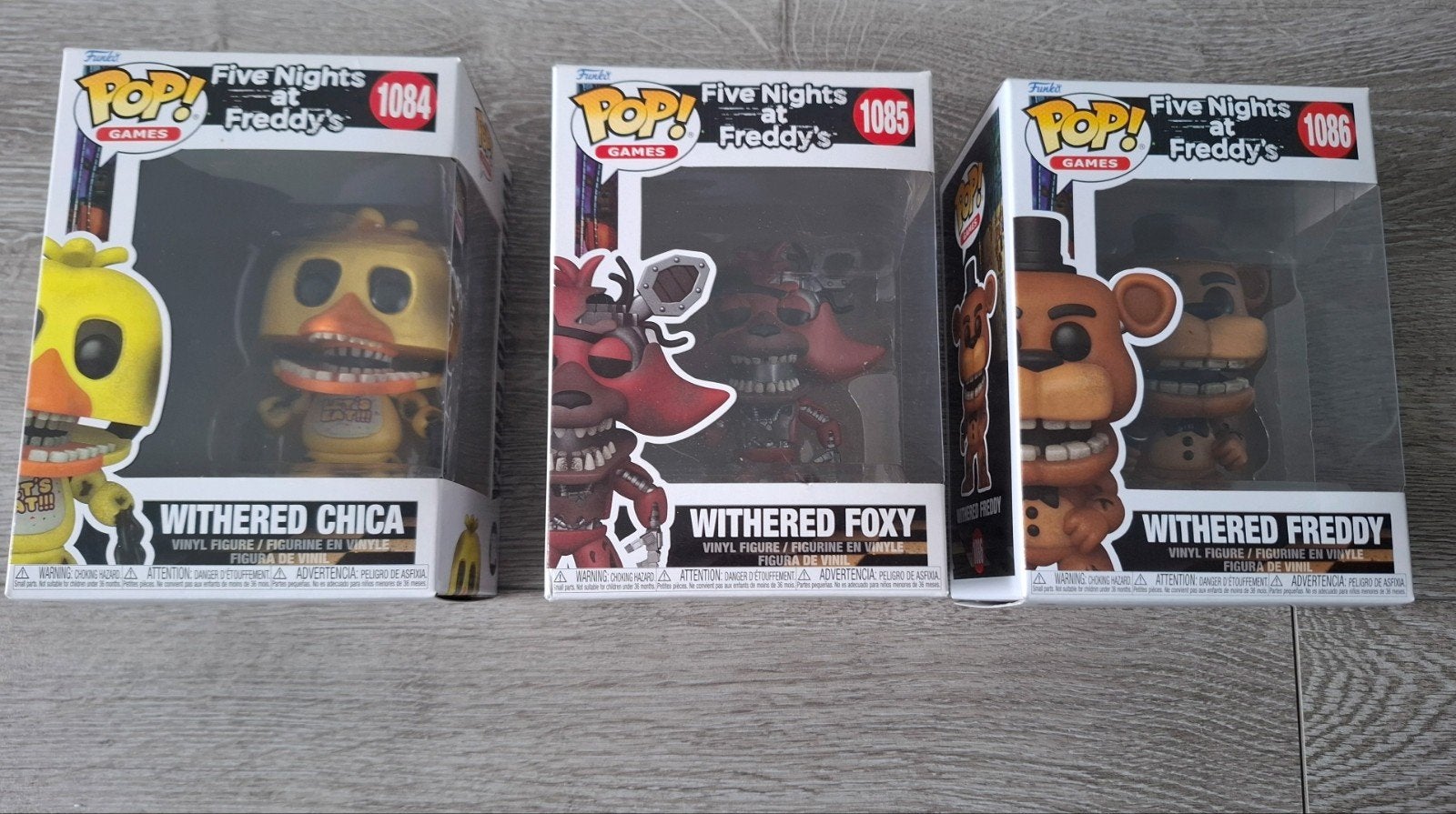 Funko pop Five nights at Freddy's 1084, 1085, 1086, Verzamelen, Poppetjes en Figuurtjes, Ophalen of Verzenden, Nieuw