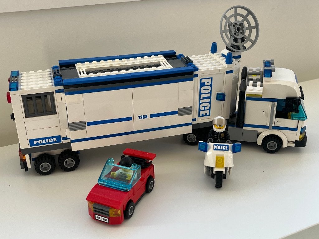 Lego politie set 7288, Lego, Compleet, Ophalen of Verzenden, Complete set