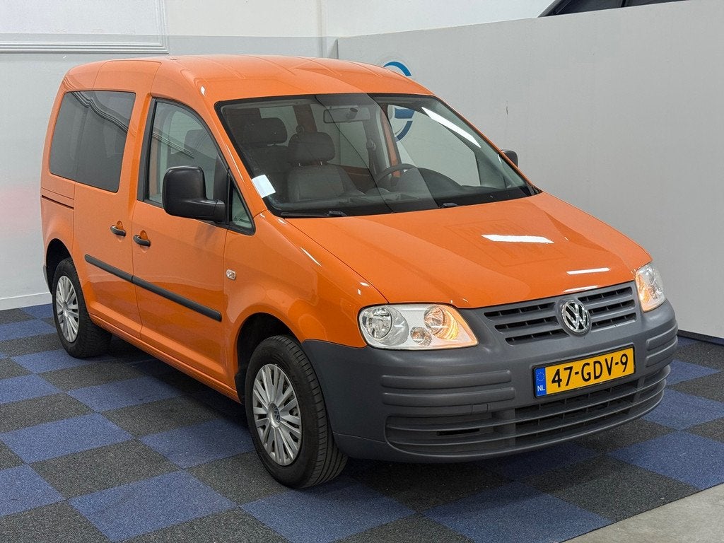 Volkswagen Caddy 1.4 Optive / NAP / MULTIEZITTER / AIRCO / D, Gebruikt, Origineel Nederlands, Euro 4, 80 pk