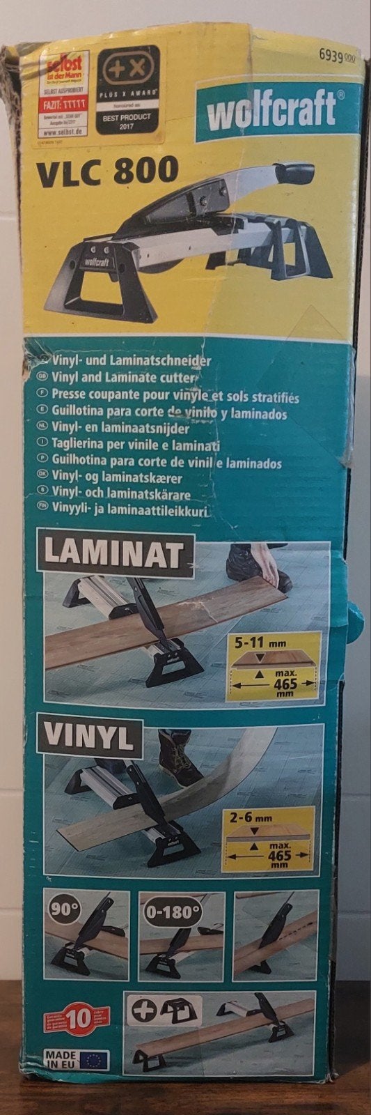 Wolfcraft VLC 800 laminaat en pvc snijder, Ophalen of Verzenden