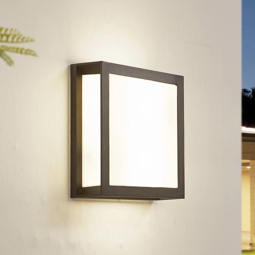 Gloednieuw in doos! Lindby Sivana Buitenwandlamp Zwart, Minder dan 50 watt, Wandlamp, Ophalen of Verzenden, Netvoeding