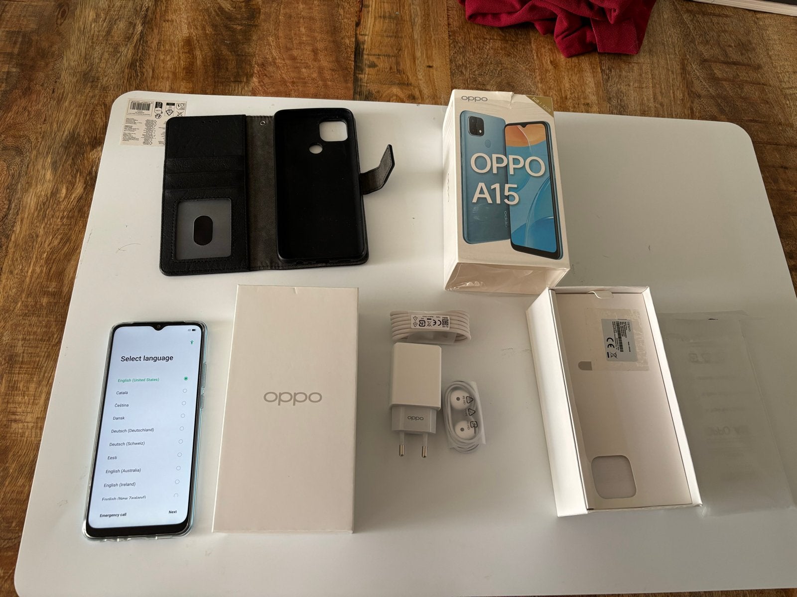 OPPO A15 - Zo goed als nieuw met hoesje en accessoires, Telecommunicatie, Mobiele telefoons | Overige merken, Ophalen, Overige modellen