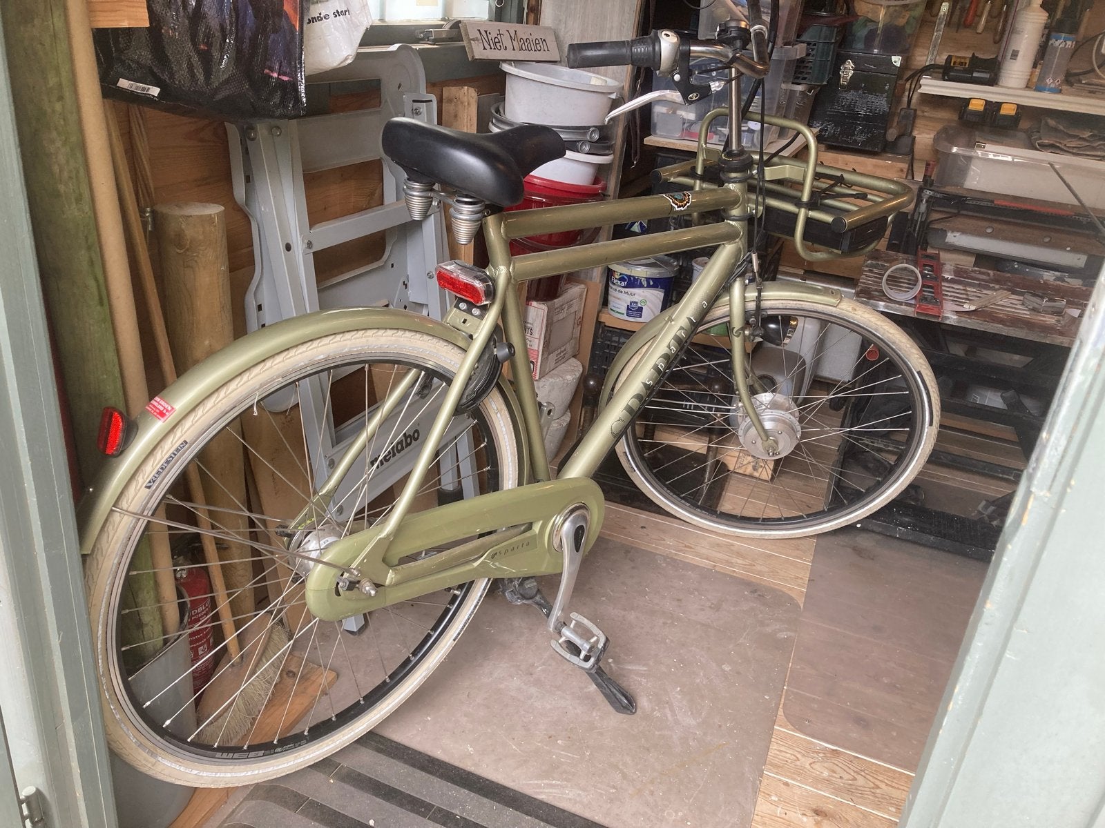 Sparta Pick up Cargo Elektrische herenfiets, Zo goed als nieuw, 51 tot 55 cm, 50 km per accu of meer, Ophalen