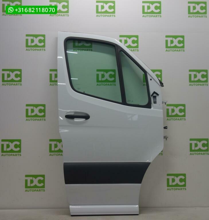 Mercedes Sprinter W907 ('18-'21) Voorportier rechts wit taxi, Gebruikt, Deur, Mercedes-Benz, Ophalen of Verzenden
