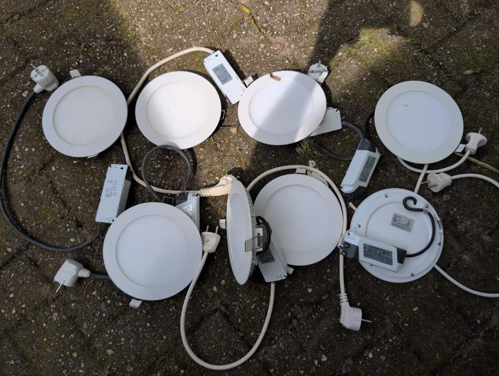 Elgo inbouwspots, Ophalen of Verzenden, Gebruikt, Plafondspot of Wandspot