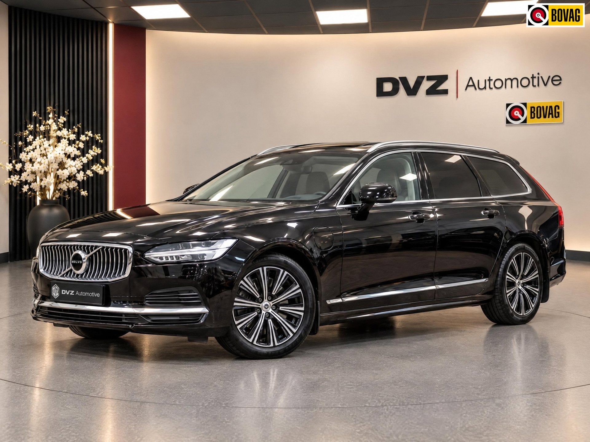 Volvo V90 2.0 T6 AWD Inscription | H/K Sound | Memory | Carp, Dealer onderhouden, Zwart, 4 cilinders, 1969 cc