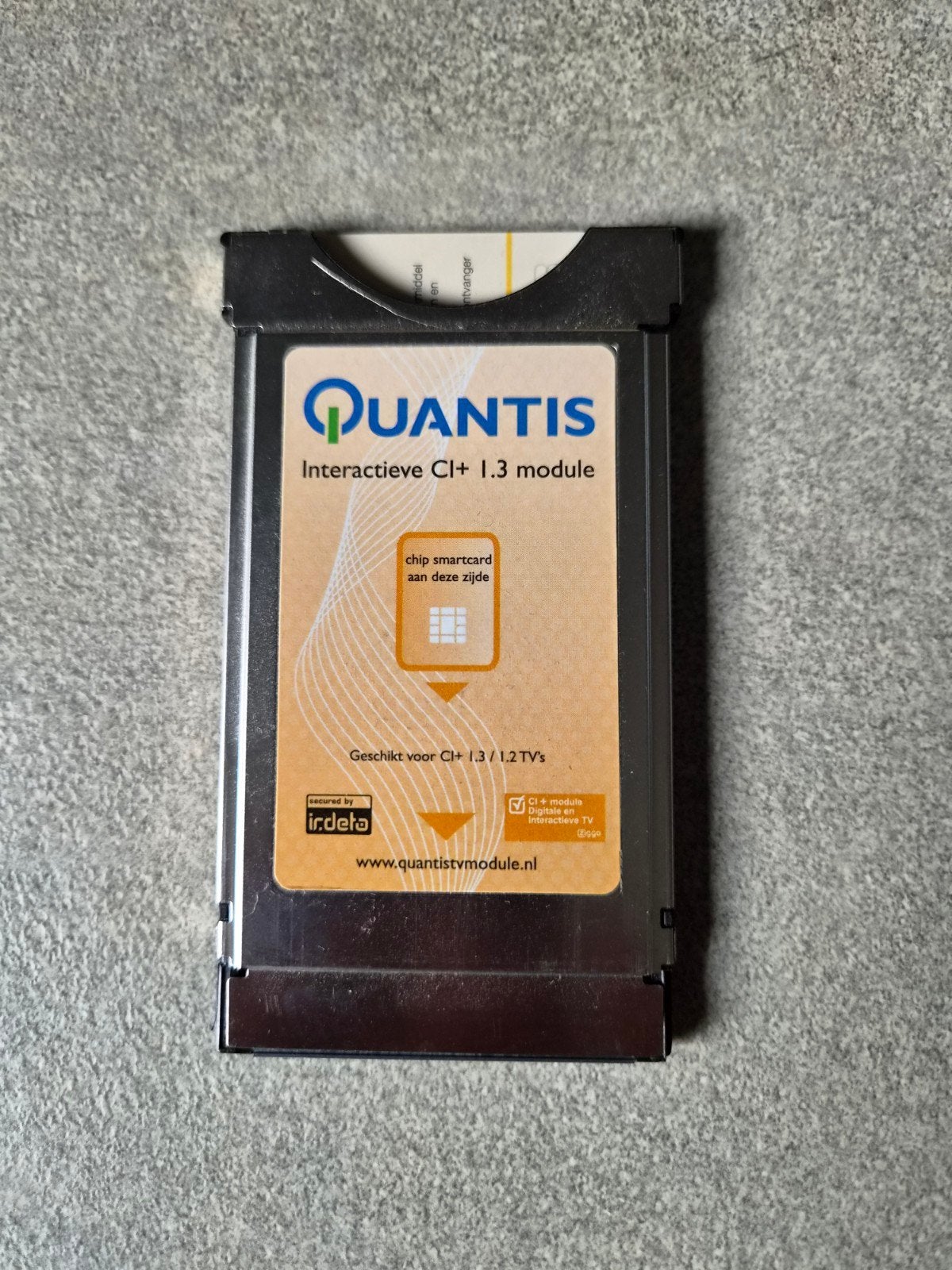 Quantis Irdeto CI+ 1.3 Module inclusief Ziggo smartcard, Ophalen of Verzenden, Zo goed als nieuw