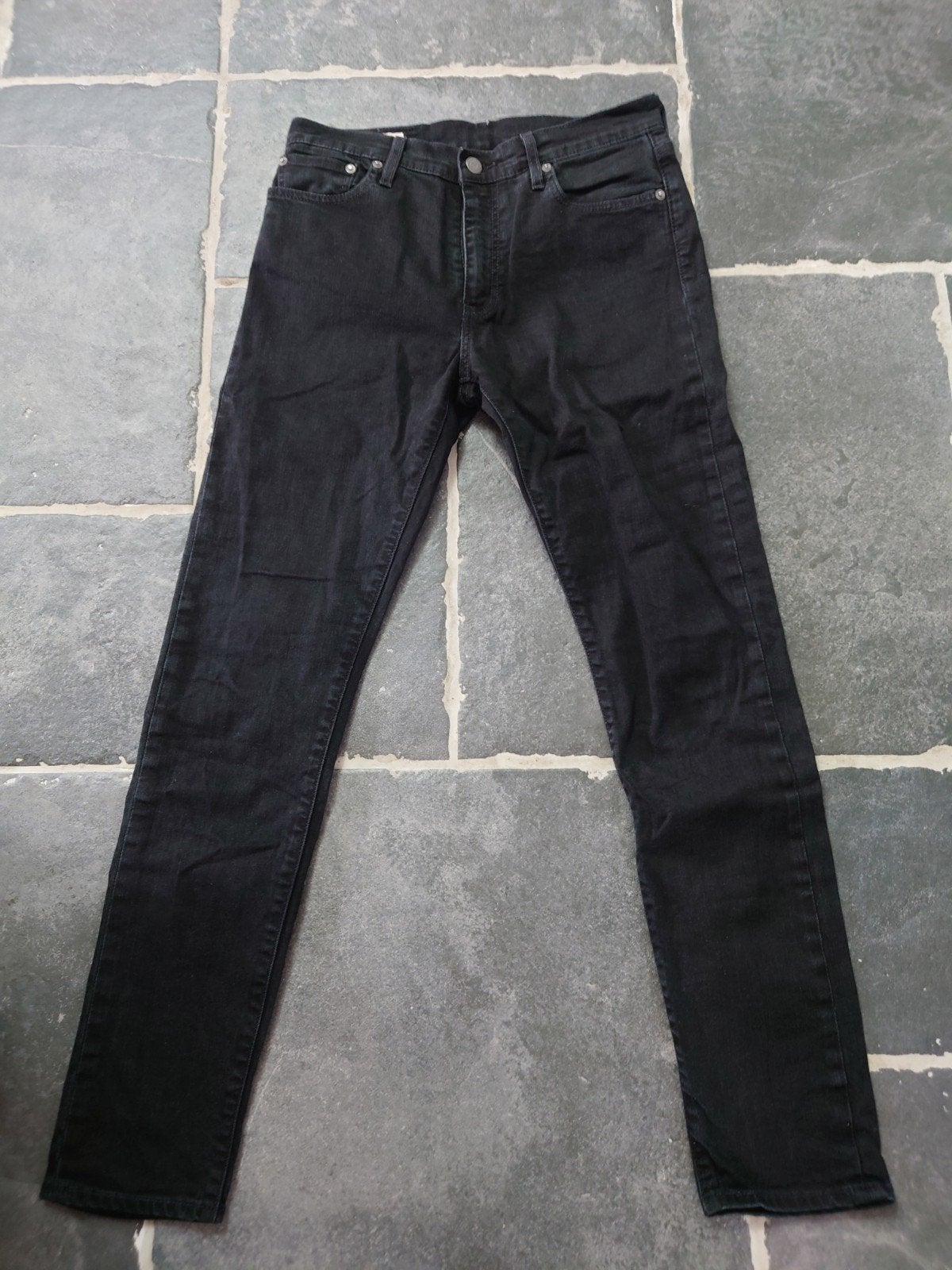 Levi's 512, Slim Fit, zwart, W30 L32, zgan! Rob3032, Zwart, W32 (confectie 46) of kleiner, Ophalen of Verzenden, Zo goed als nieuw
