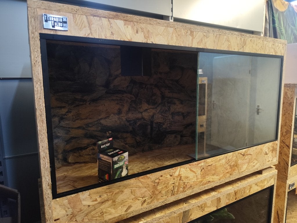Osb3 terrarium 101/50/57,5 polyester achterwand (2), Ophalen, Nieuw, Terrarium of Paludarium