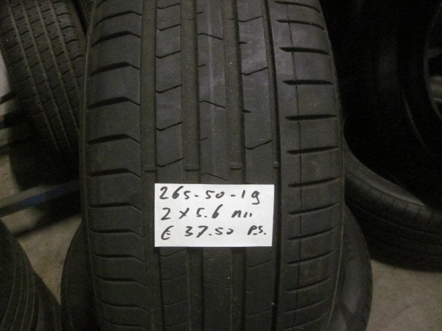 265 50 19 Pirelli P Zero zomerbanden, 19 inch, Gebruikt, 265 mm, Ophalen of Verzenden