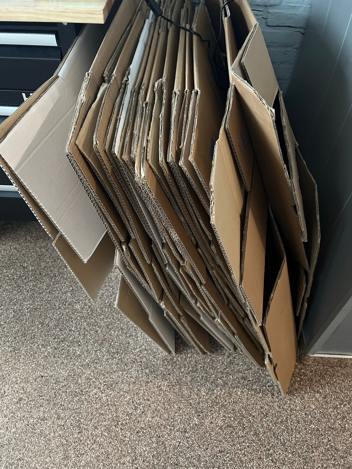Verhuisdozen, Ophalen, 40 tot 60 cm, Opvouwbaar, 50 tot 75 cm