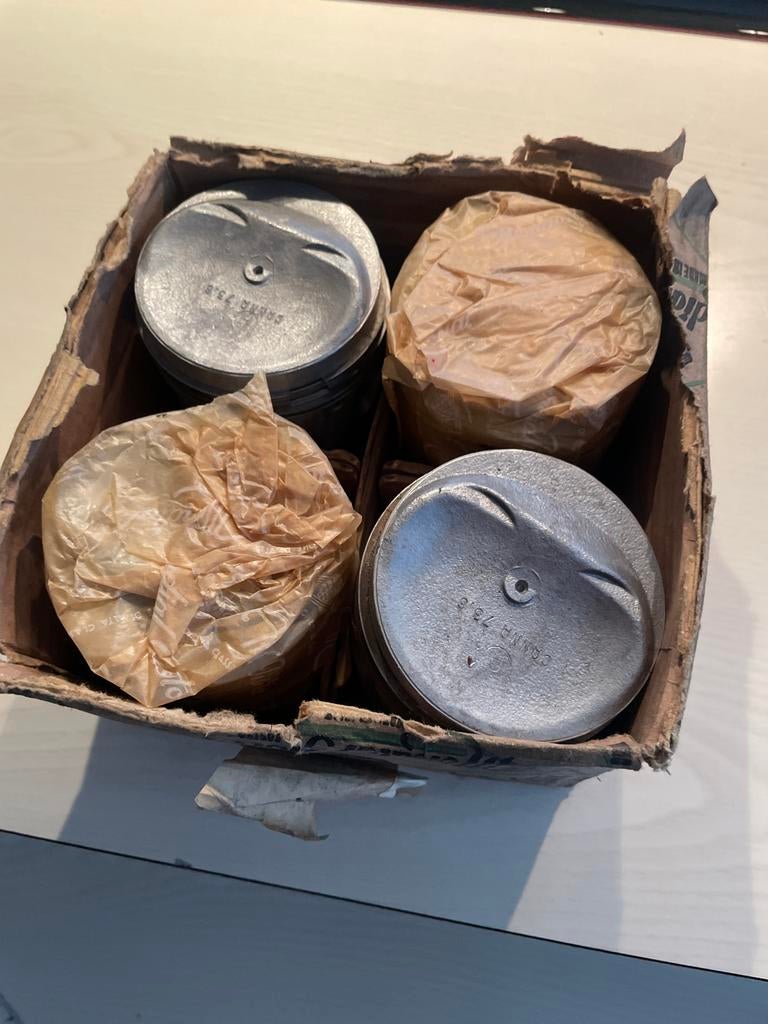 Fiat 124 Zuigers met veren en pistonpen 1197 cc - Nieuw, Ophalen of Verzenden, Nieuw, Fiat