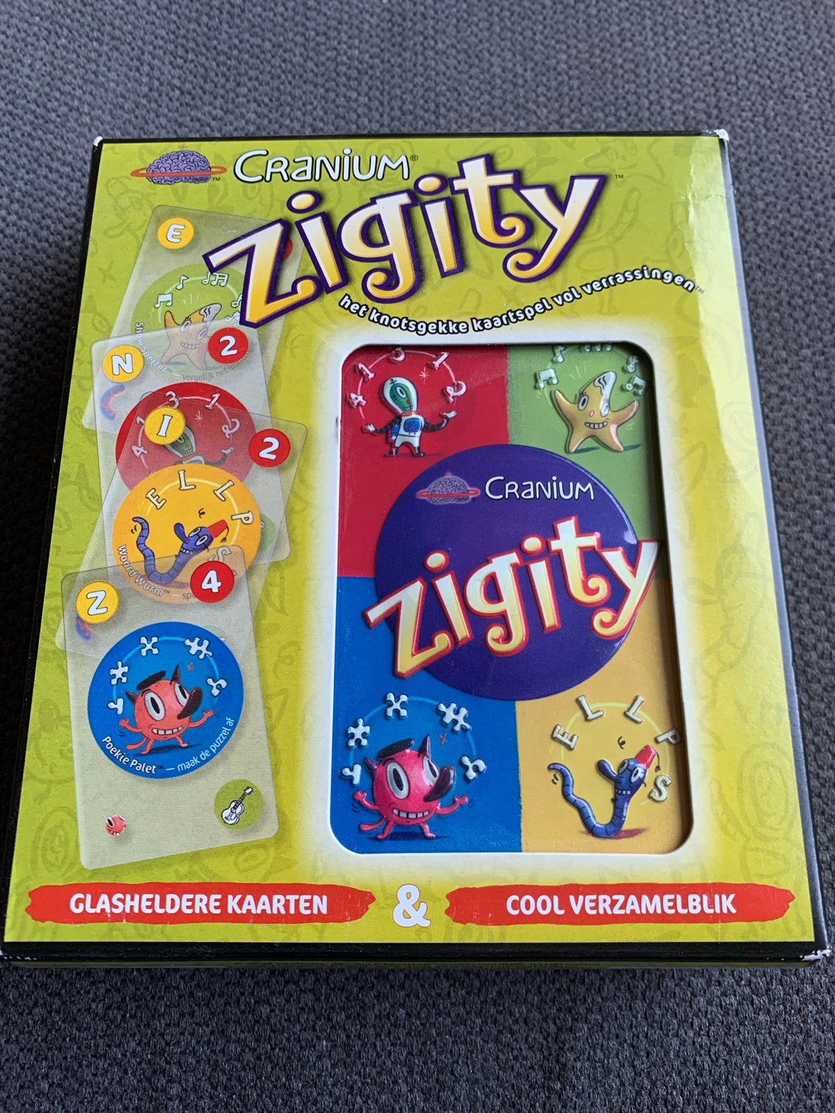 Cranium Zigity Kaartspel - Het knotsgekke kaartspel, Verzenden, Nieuw