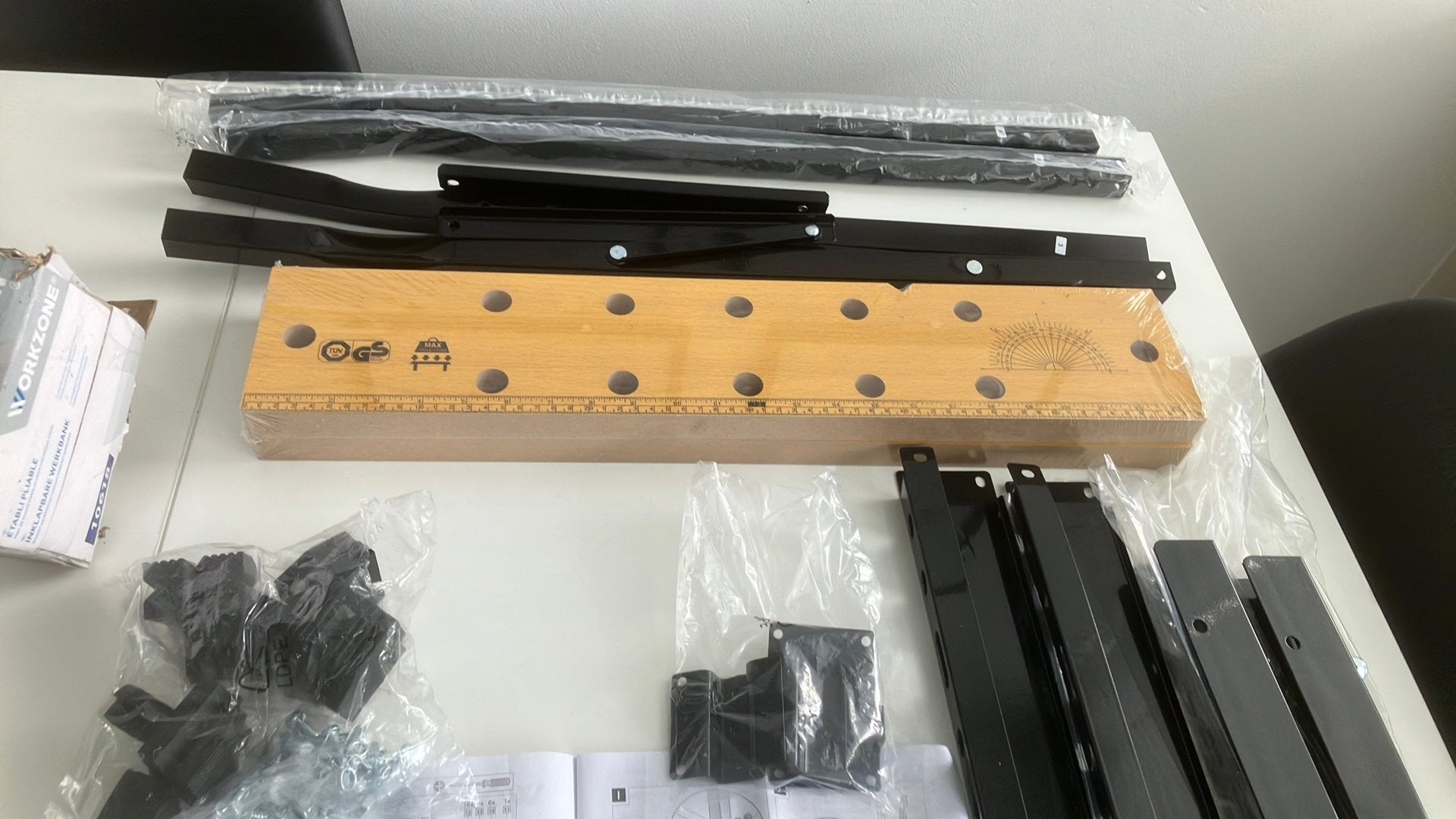 Inklapbare werkbank, Ophalen, Nieuw, 70 tot 120 cm, Inklapbaar