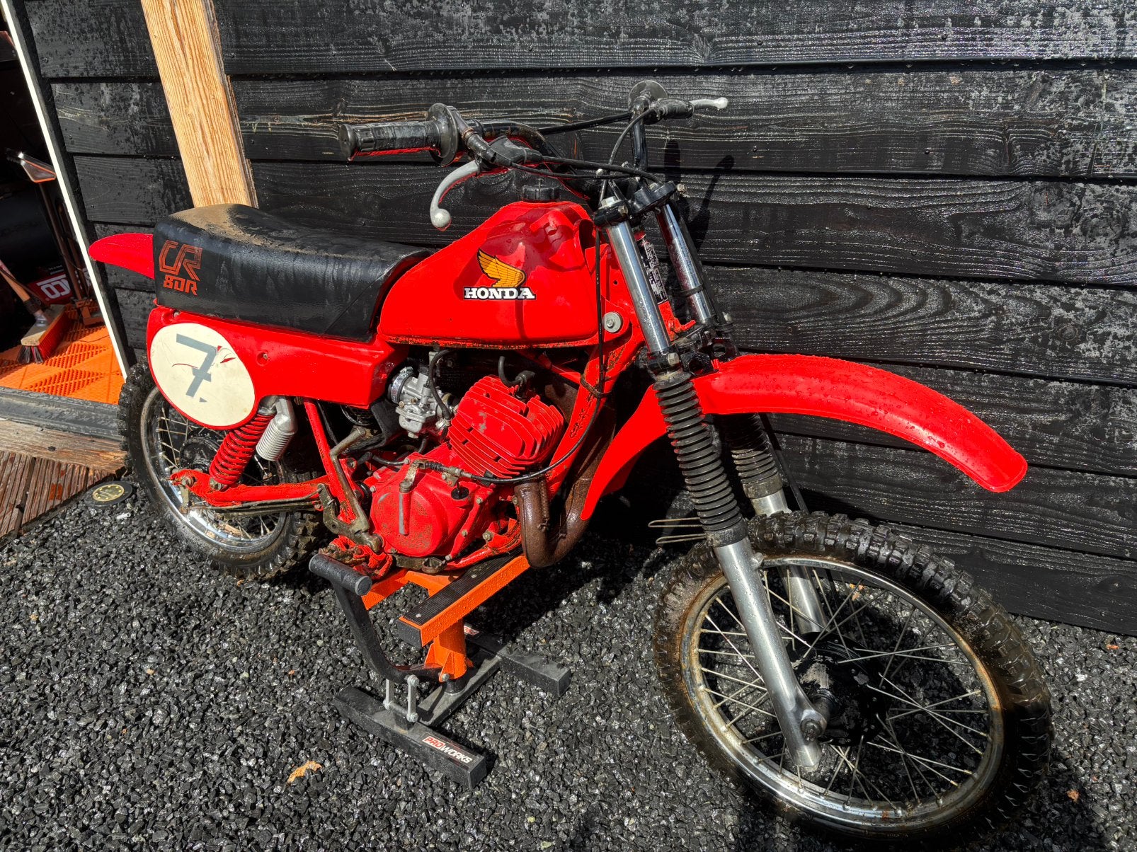 HONDA CR80 elsinore vintage cross oldtimer twinshock 1980 81, Ophalen of Verzenden, Zo goed als nieuw, Overige modellen