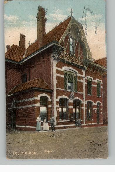 Echt Postkantoor, Ophalen of Verzenden, Voor 1920, Gelopen, Noord-Brabant