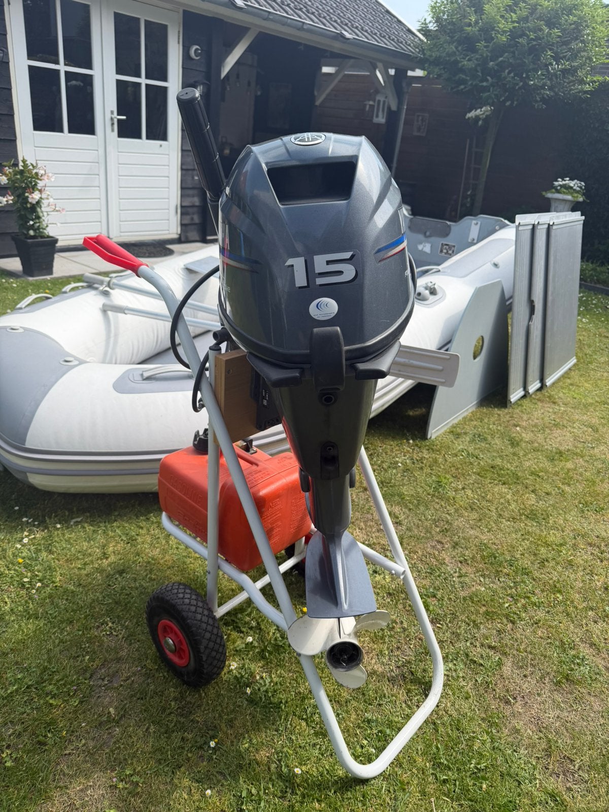Zodiak cadet aluminium bodem 350 lang, Ophalen, Aluminium, Gebruikt, 15 pk