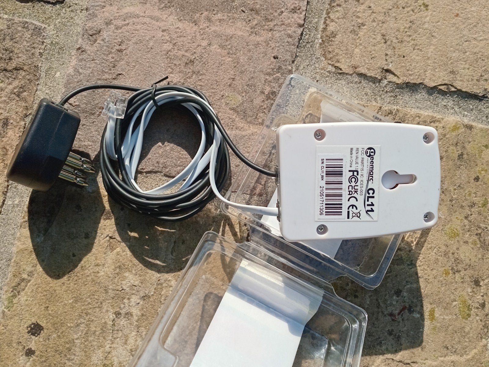 Geemarc CL11 Telefoonbelversterker met Flitslicht, Ophalen