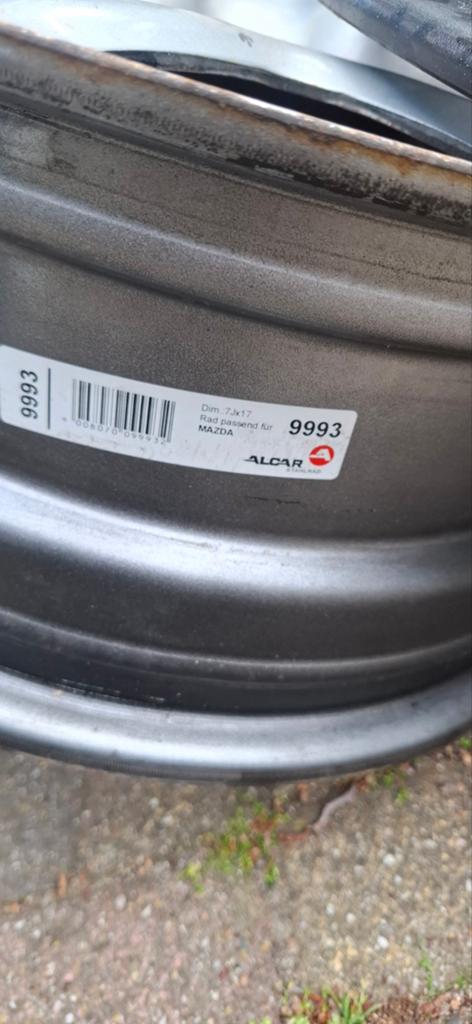 Alcar stalen velgen 17inch, Ophalen