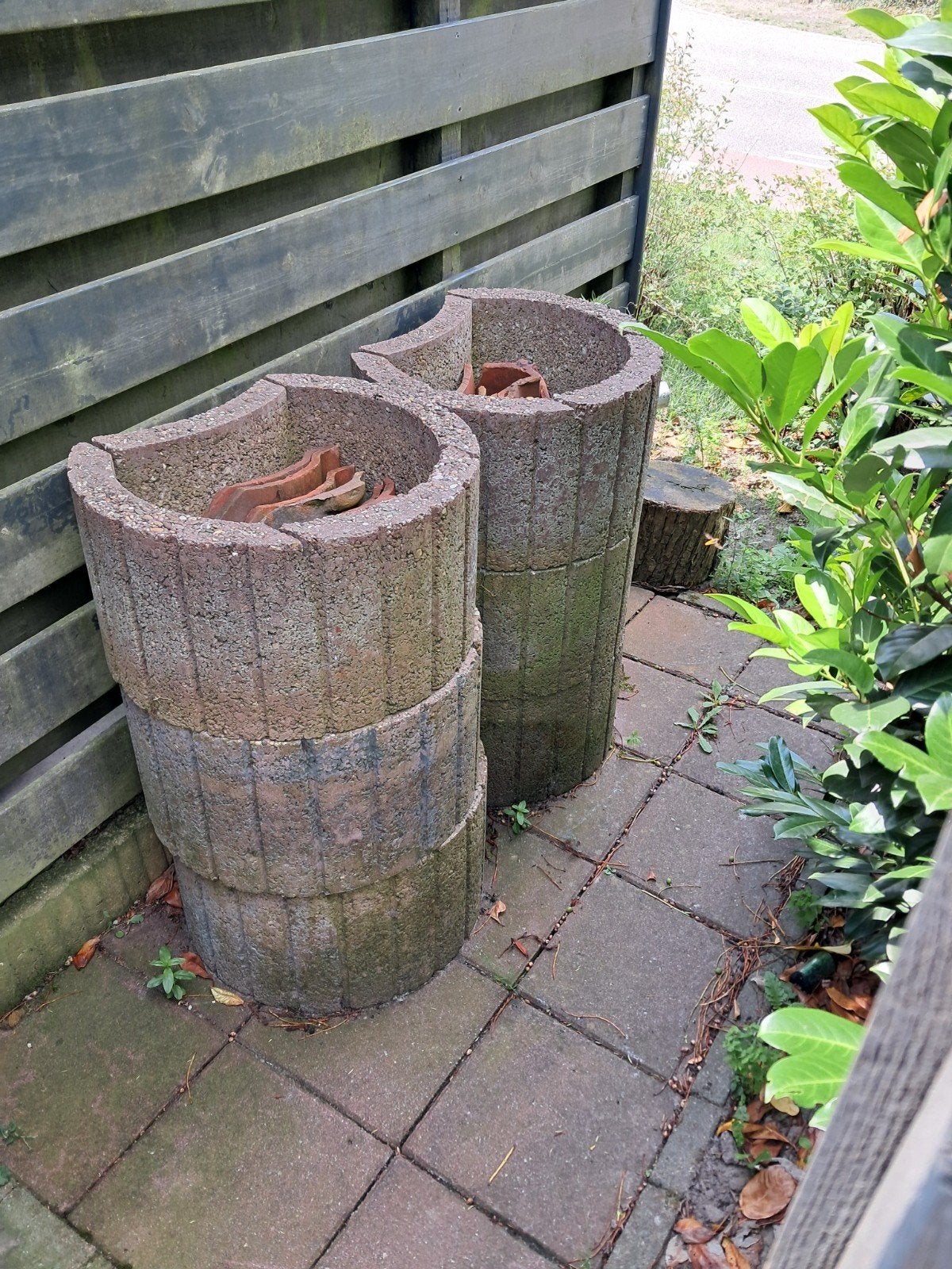 Beton, Tuin en Terras, Ophalen, Rond, Minder dan 30 cm