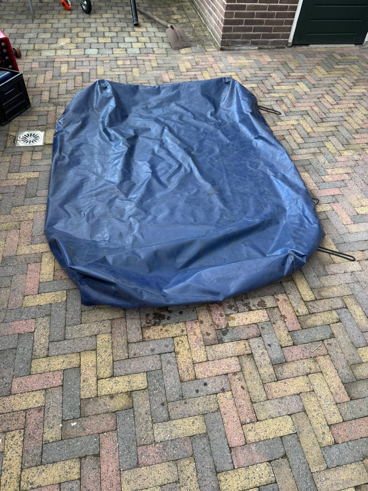 Aanhanger zeil aanhanger net, Ophalen, Zo goed als nieuw