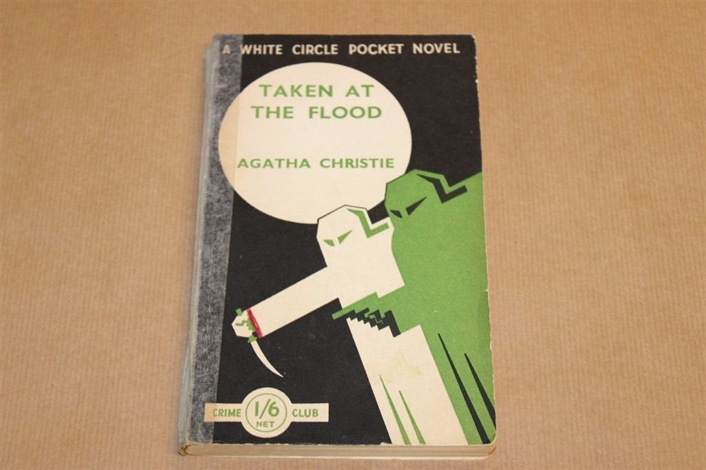 Taken at the Flood — Christie, Poirot Vintage 1e Druk 1957, Ophalen of Verzenden, Gelezen