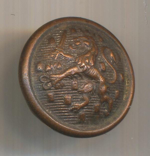 Nederlandse militaire uniformknoop, Verzamelen, Ophalen of Verzenden, Landmacht, Nederland, Embleem of Badge