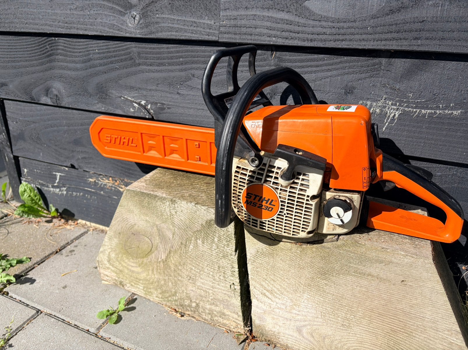STIHL MS 280 Kettingzaag, Ophalen