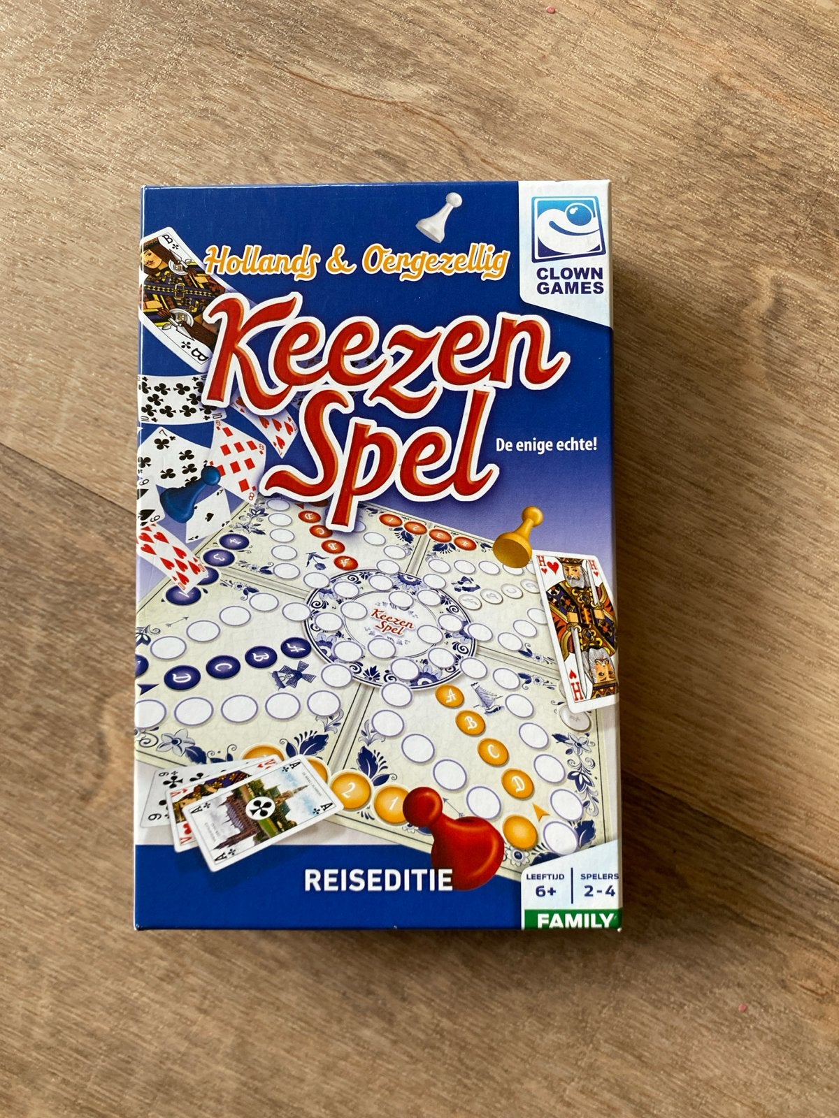 Keezen Spel Reiseditie, Drie of vier spelers, Ophalen of Verzenden, Nieuw, Reisspel