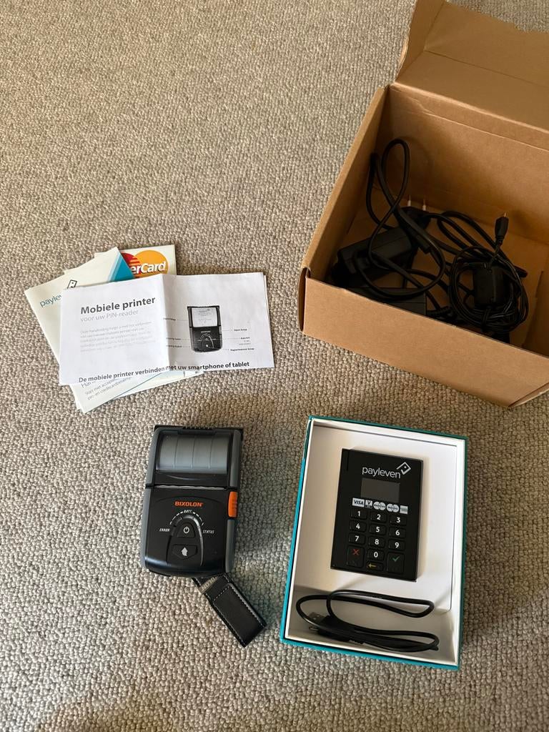 Payleven kaartlezer en Bixolon mobiele printer, Verzamelen, Elektronische Apparatuur, Ophalen of Verzenden